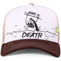 hvid-og-brun-board-to-death-hft-trucker-kasket-fra-coastal