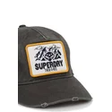 justerbar-morkegron-kurvet-kasket-graphic-dark-green-fra-superdry