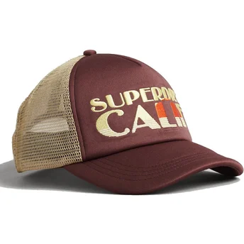 Trucker-kasket brun Vintage Brown Chicory Coffee fra Superdry