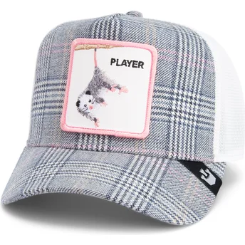 Goorin Bros. Player Possum Luxury Moon The Farm Marineblå og Hvid Trucker Hat