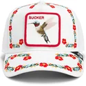 goorin-bros-kolibri-suger-nodvendig-nektar-flora-fauna-the-farm-hvid-trucker-kasket