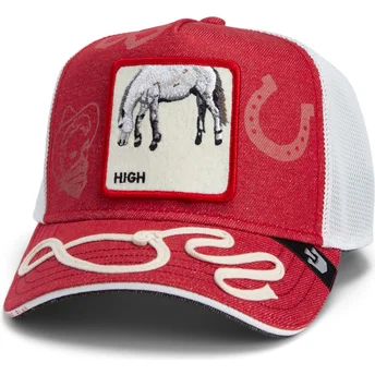 Goorin Bros. High Way Up Horse Play The Farm Rød Trucker Kasket