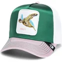goorin-bros-turtle-wavy-allablur-great-escape-the-farm-gron-hvid-og-pink-trucker-hat