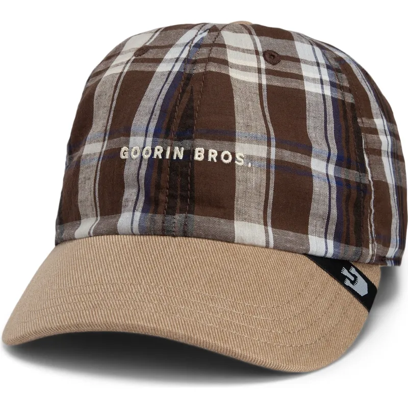 goorin-bros-curved-brim-ask-your-mother-papa-cap-madras-the-farm-brown-snapback-cap
