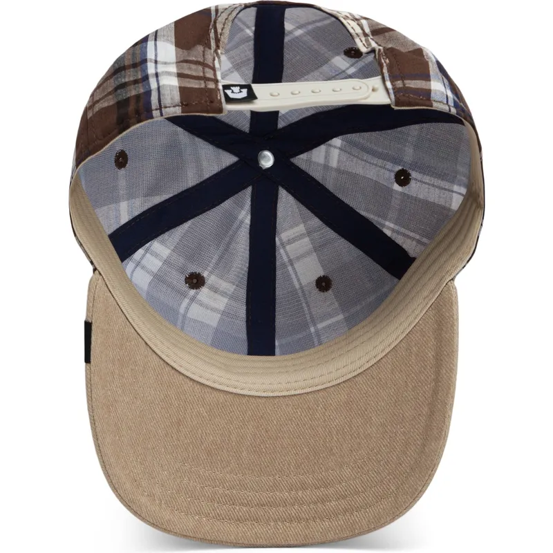 goorin-bros-curved-brim-ask-your-mother-papa-cap-madras-the-farm-brown-snapback-cap