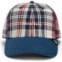 goorin-bros-buet-skaerm-opvokset-i-en-lade-papa-kasket-madras-the-farm-marinebla-og-rod-snapback-kasket