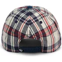 goorin-bros-buet-skaerm-opvokset-i-en-lade-papa-kasket-madras-the-farm-marinebla-og-rod-snapback-kasket