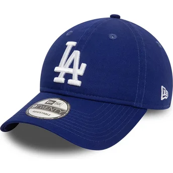 New Era Los Angeles Dodgers MLB 9TWENTY League Essential justerbar blå buet kasket