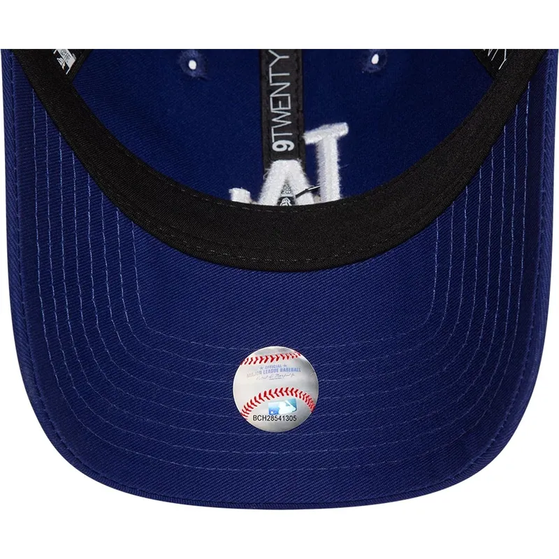 justerbar-bla-buet-kasket-9twenty-league-essential-fra-los-angeles-dodgers-mlb-fra-new-era
