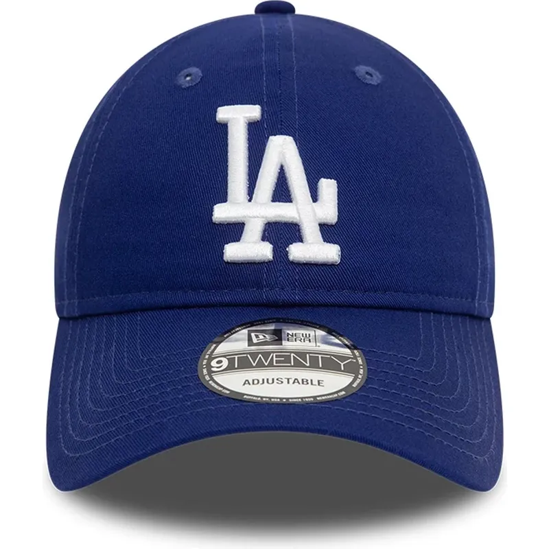 justerbar-bla-buet-kasket-9twenty-league-essential-fra-los-angeles-dodgers-mlb-fra-new-era