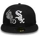 chicago-white-sox-mlb-new-era-59fifty-food-icon-windy-city-sort-justerbar-flad-kasket