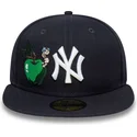 new-era-new-york-yankees-mlb-59fifty-food-icon-navybla-fitted-kasket