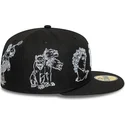 sort-justerbar-59fifty-mythical-new-york-yankees-mlb-kasket-fra-new-era