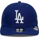 los-angeles-dodgers-mlb-new-era-bla-9seventy-stretch-snap-trucker-kasket