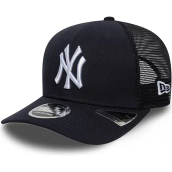 New Era New York Yankees MLB 9SEVENTY Stretch Snap marineblå trucker cap