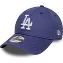 violet-justerbar-9forty-league-essential-kasket-fra-los-angeles-dodgers-mlb-af-new-era