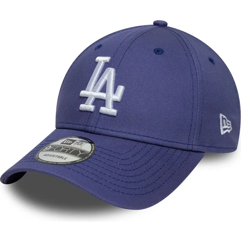 justerbar-violet-buet-kasket-9forty-league-essential-fra-los-angeles-dodgers-mlb-fra-new-era