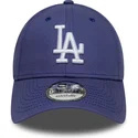 violet-justerbar-9forty-league-essential-kasket-fra-los-angeles-dodgers-mlb-af-new-era