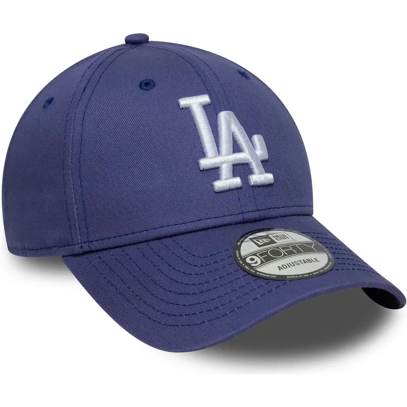 justerbar-violet-buet-kasket-9forty-league-essential-fra-los-angeles-dodgers-mlb-fra-new-era
