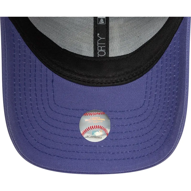 justerbar-violet-buet-kasket-9forty-league-essential-fra-los-angeles-dodgers-mlb-fra-new-era
