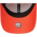 new-era-new-york-yankees-mlb-9forty-team-outline-justerbar-orange-kasket-med-buet-skygge-og-orange-logo