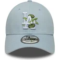 los-angeles-dodgers-mlb-new-era-9forty-floral-icon-justerbar-bla-buet-kasket