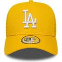gul-a-frame-league-essential-los-angeles-dodgers-mlb-trucker-kasket-fra-new-era