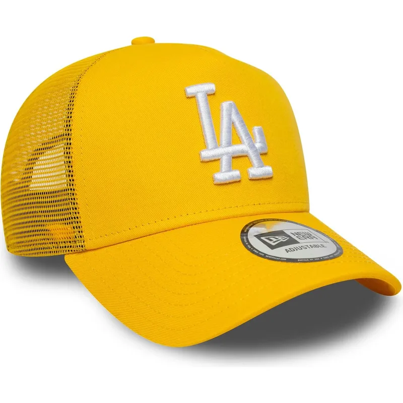 gul-trucker-kasket-a-frame-league-essential-fra-los-angeles-dodgers-mlb-fra-new-era