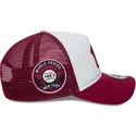 hvid-og-rod-trucker-cap-med-rodt-e-frame-world-series-logo-fra-new-york-yankees-mlb-af-new-era