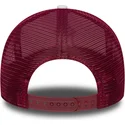 hvid-og-rod-trucker-cap-med-rodt-e-frame-world-series-logo-fra-new-york-yankees-mlb-af-new-era