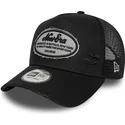 sort-trucker-kasket-a-frame-oval-distress-patch-fra-new-era