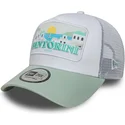 hvid-og-gron-santorini-graekenland-a-frame-summer-trucker-cap-fra-new-era