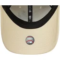 los-angeles-dodgers-mlb-new-era-9forty-floral-icon-beige-justerbar-kvinders-kasket-med-buet-skygge