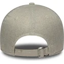 beige-justerbar-buet-kasket-til-kvinder-9forty-woven-new-york-yankees-mlb-fra-new-era