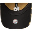 justerbar-leopardbuet-kasket-til-kvinder-9twenty-outline-new-york-yankees-mlb-fra-new-era