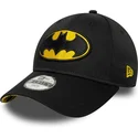 sort-justerbar-buet-kasket-til-drenge-9forty-all-over-print-batman-dc-comics-fra-new-era