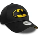 sort-justerbar-buet-kasket-til-drenge-9forty-all-over-print-batman-dc-comics-fra-new-era