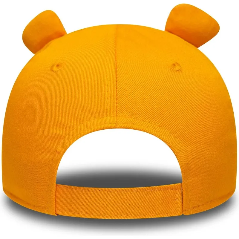 justerbar-orange-buet-kasket-til-born-9forty-animal-fra-new-era