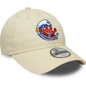 beige-justerbar-9twenty-surf-crew-kasket-til-drenge-fra-new-era