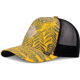 Kasketter buet gul snapback HFT Fern af Djinns
