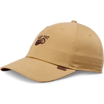 Justerbar brun buet kasket Dad Hat Nut fra Djinns