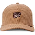 brun-buet-snapback-truefit-hat-nut-waffle-kasket-fra-djinns