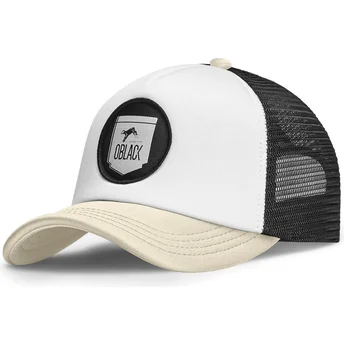 Gorra trucker beige Classic fra Oblack