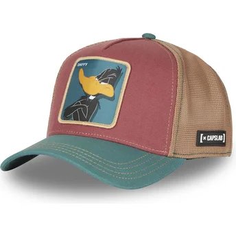 Flerfarvet trucker kasket Daffy Duck DAF3 CT Looney Tunes fra Capslab