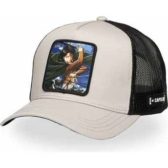 Gorra trucker grå og sort Levi Ackerman AOT LEV Attack On Titan fra Capslab