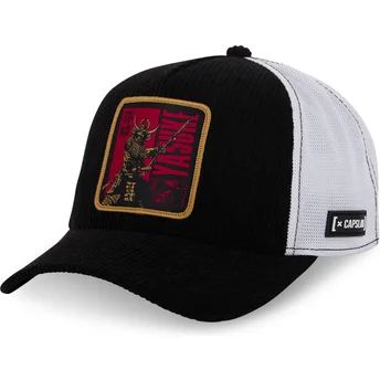 Sort og hvid Yasuke YAS2 Assasin's Creed trucker kasket fra Capslab