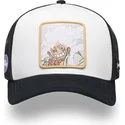 hvid-og-sort-trucker-kasket-monkey-d-luffy-op5-gea-one-piece-fra-capslab
