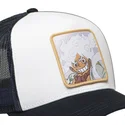 hvid-og-sort-trucker-kasket-monkey-d-luffy-op5-gea-one-piece-fra-capslab