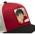rod-hvid-og-sort-trucker-kasket-monkey-d-luffy-op5-red-one-piece-fra-capslab