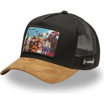 Gorra trucker sort og brun Jinchūriki JIN Naruto fra Capslab